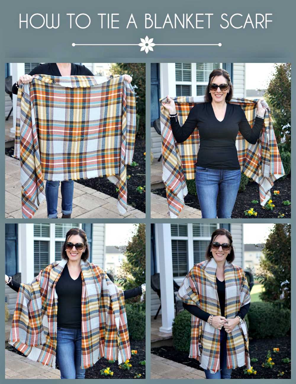 Blanket scarf how to wear