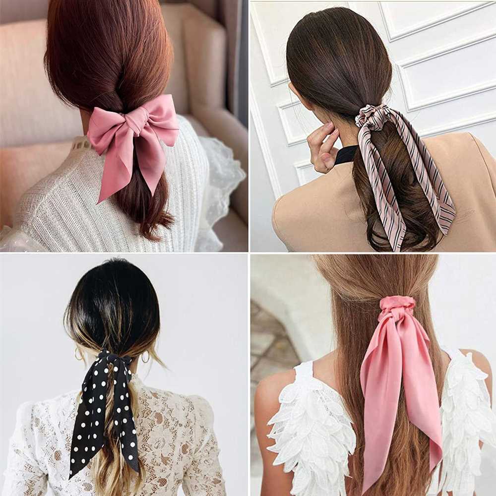The different ways to wear a scrunchie scarf