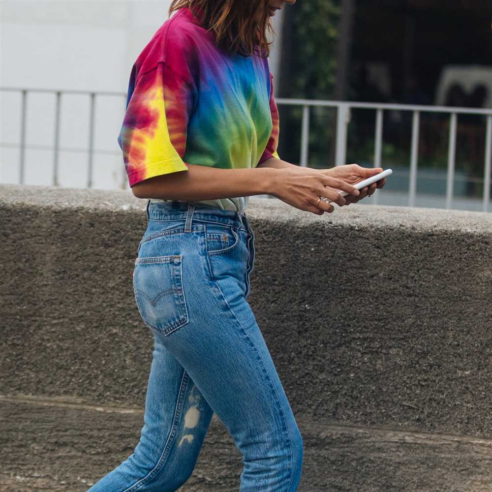 Pairing a tie dye shirt with different outfits
