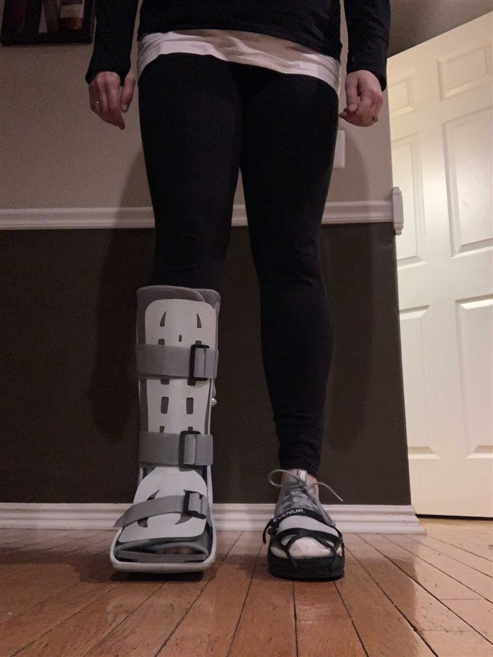 Using accessories to enhance your outfit with the walking boot