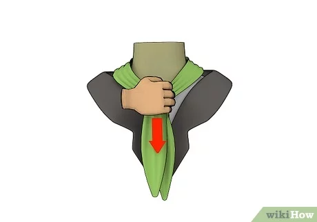 How to wear an ascot scarf