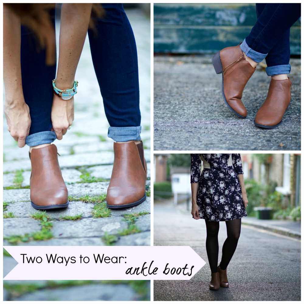 How to style ankle booties with a tied tie