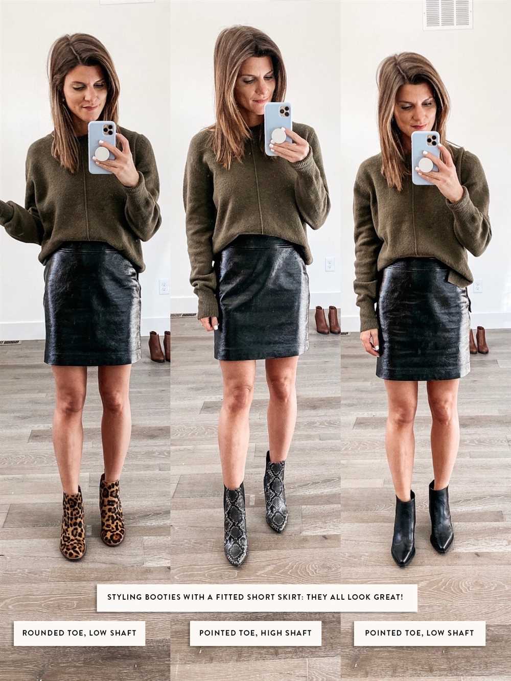 How to wear boots with skirts
