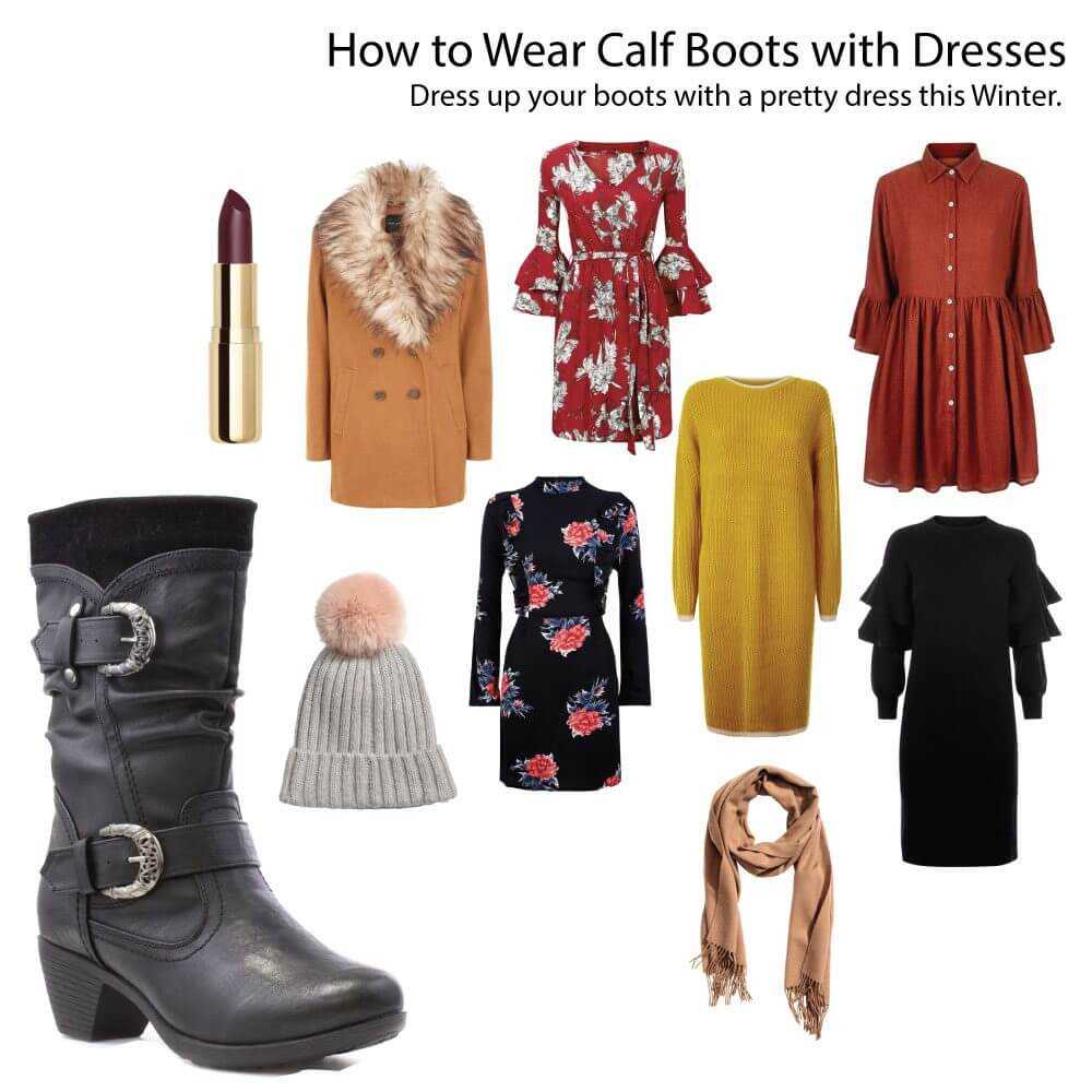 Pairing Calf Boots with Different Outfits