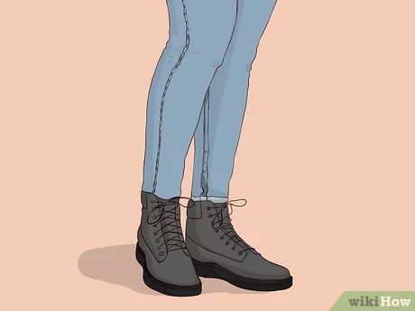 How to wear lace up boots