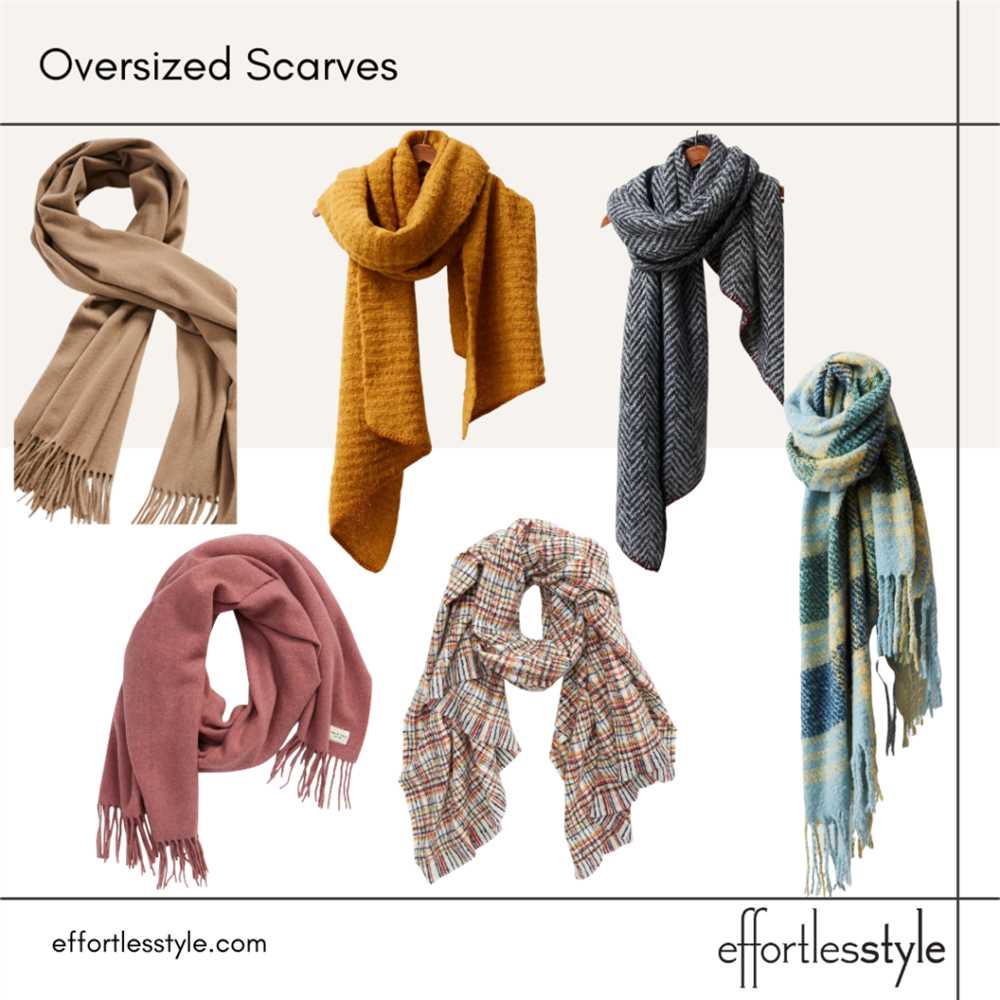 How to Incorporate Oversized Scarves into Different Seasons