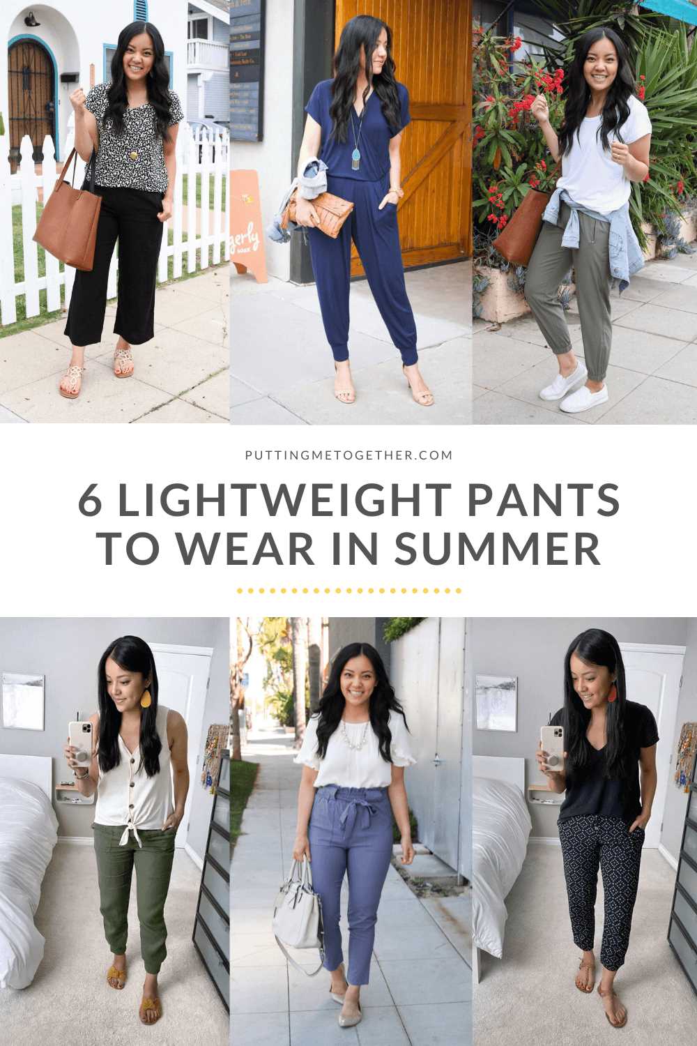 How to wear pants in the summer